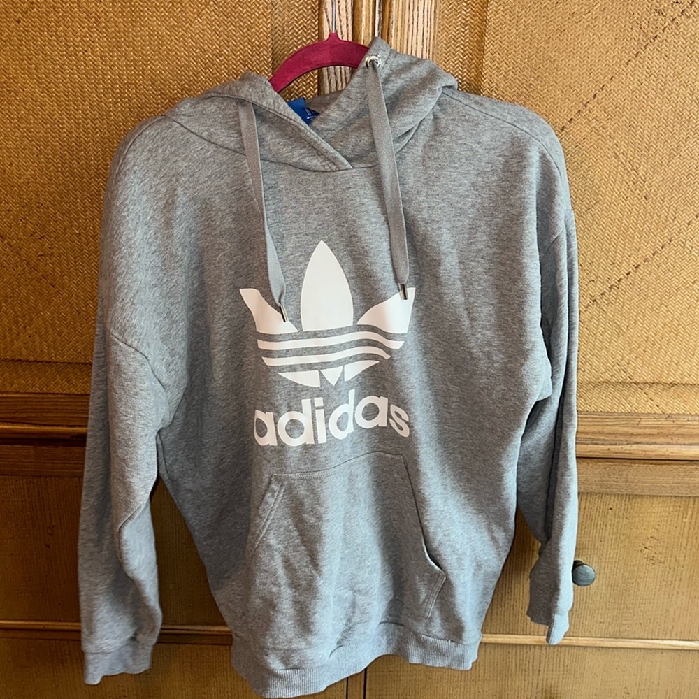 Grey Adidas hoodie!